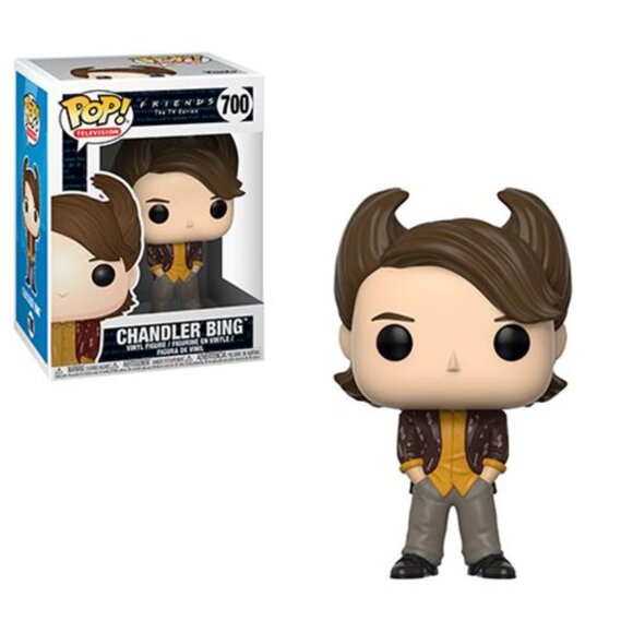 Friends - Chandler Bing (80's Hair) #700 Funko Pop! Vinyl - Picture 1 of 4